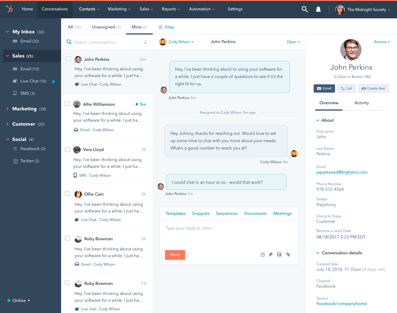 live chat softwares