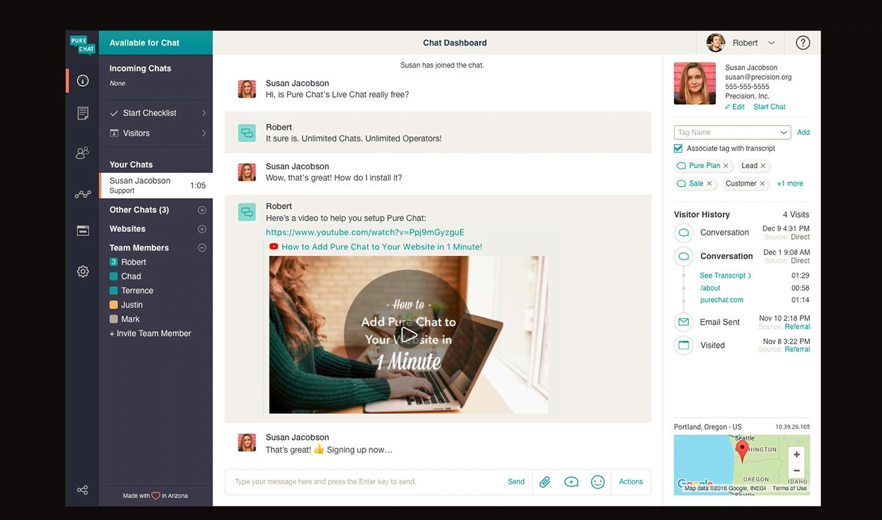 live chat softwares