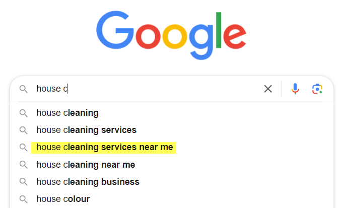 long tail keywords for cleaning services
