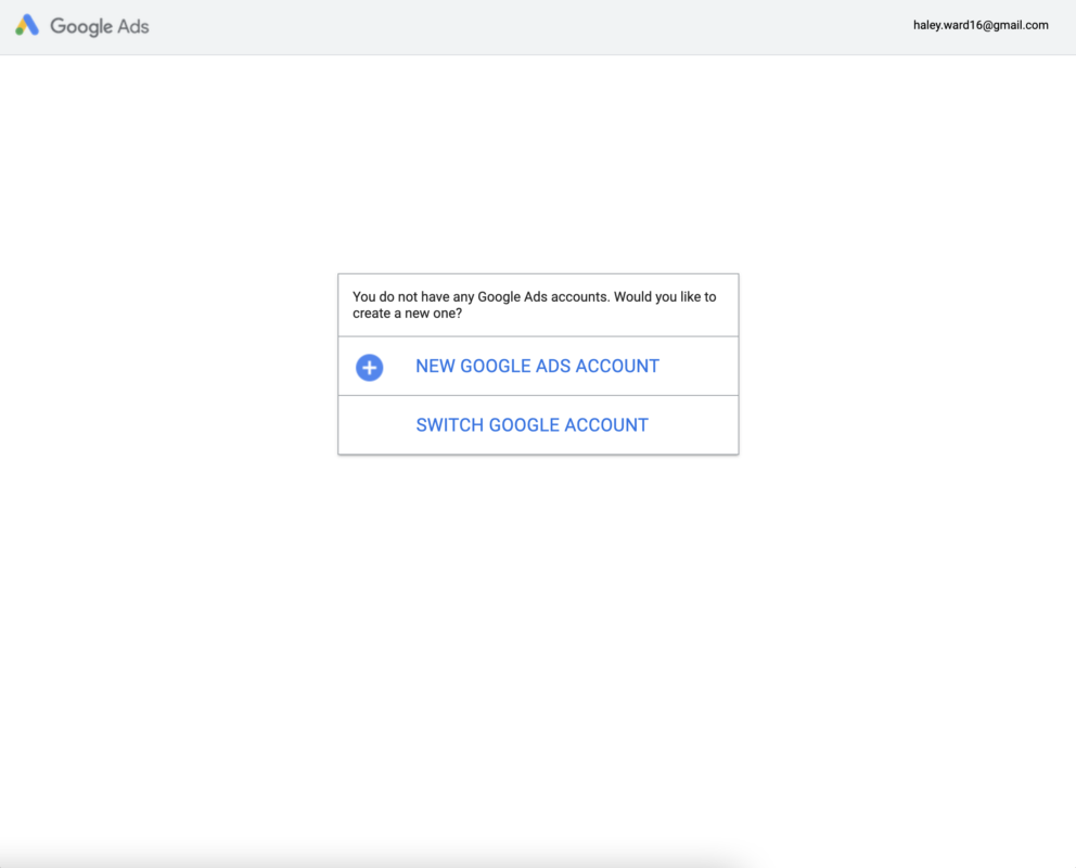 Google Ads Account