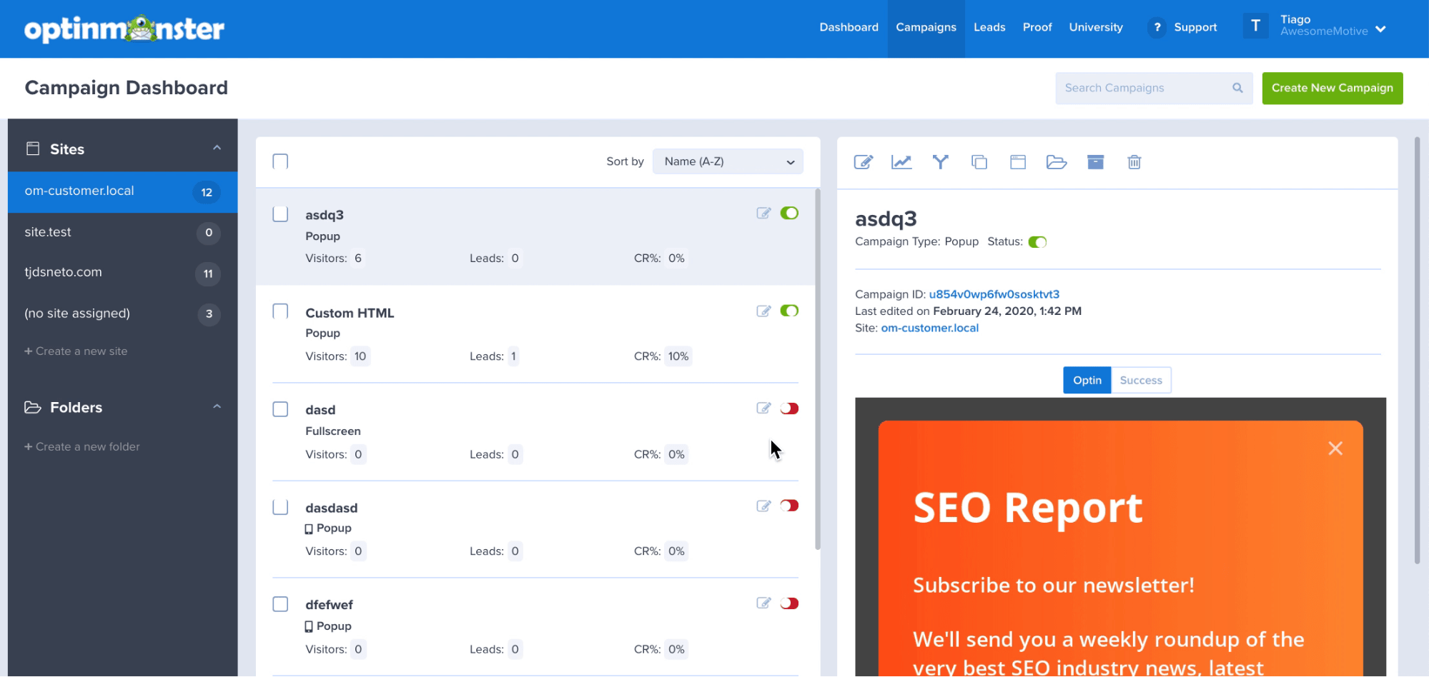 11 powerful Lead Generation softwares for marketers 23 OptinMontser 2