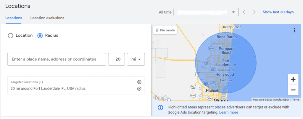 5 Top Effective Tips for Optimizing Geo-targeting Ads 7 radius targeting
