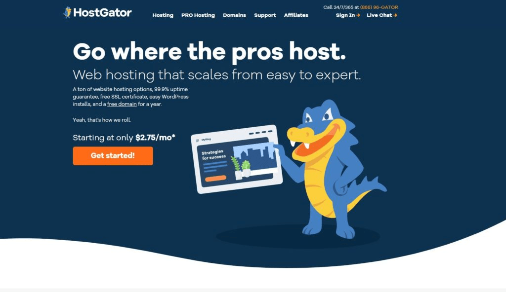 12 Fastest Web Hosting for bloggers In-Depth Review 4 Hostgator