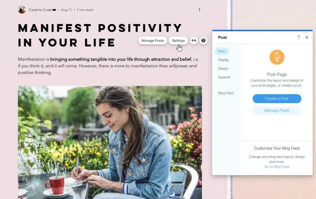 Unleash Your Creativity: Exploring the 5 Best Blogging Platforms 3 wix blog