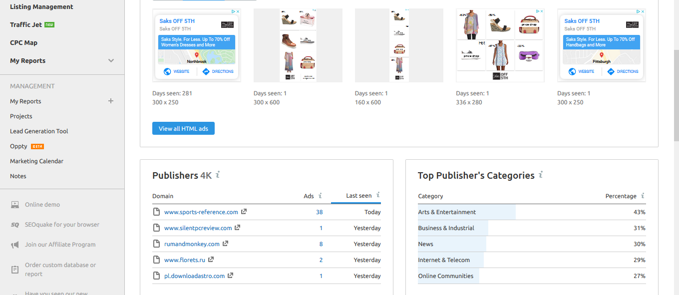 Competitor Google Ads