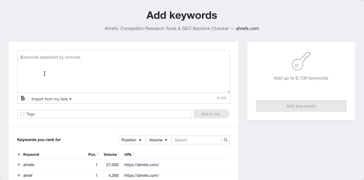 checking google keyword rank